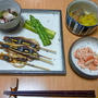 ここんとこの晩ご飯など