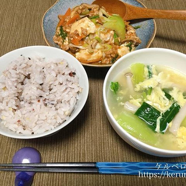 パルシステムのお料理セット「坦々マーボー豆腐」で一汁一菜晩ごはん