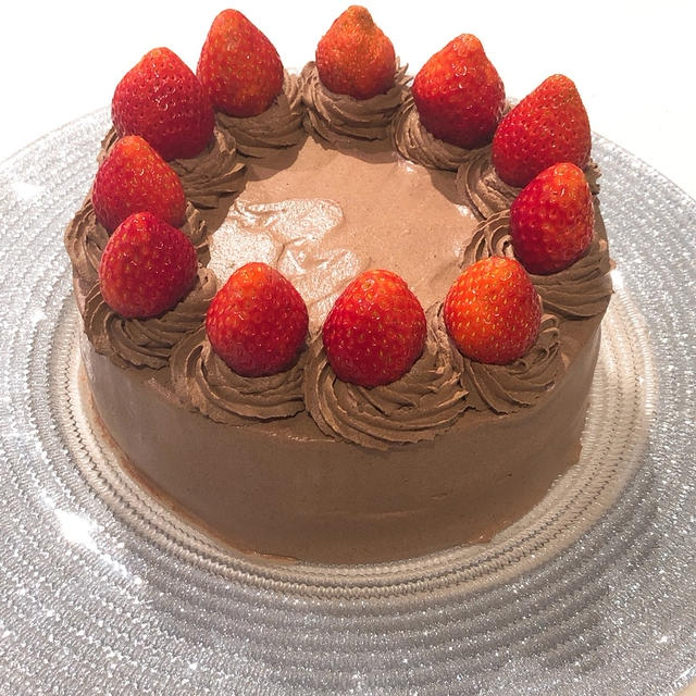 杏ちゃんリクエストのチョコレートケーキを作りました～！！