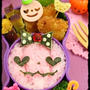 【作り方＆Thank you コラボ】ピンクハロウィンのお弁当
