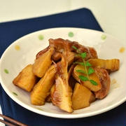 鶏とたけのこの照り焼き