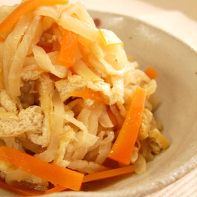切り干し大根と油揚げの煮物