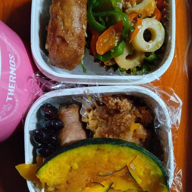 中３男子のお弁当 1/15~1/19