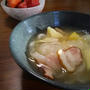 玉葱トロリが嬉しいスープ、と朝食