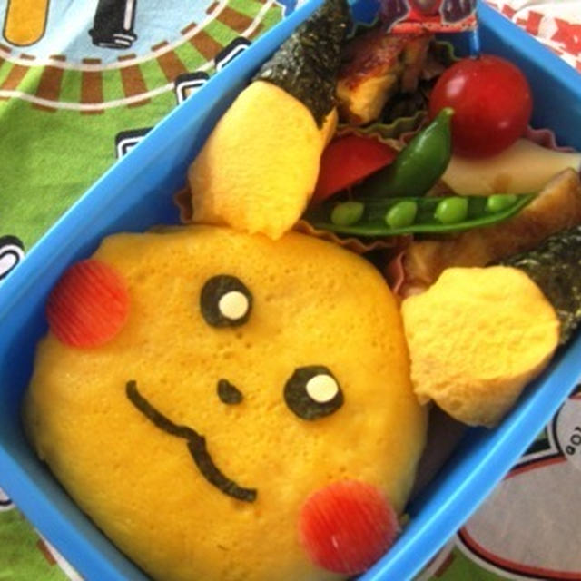 ピカチュウのお弁当（キャラ弁）（幼稚園）