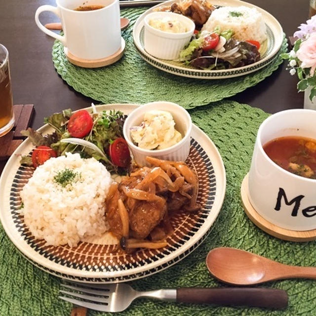 おうちでワンプレートランチ☆と離乳食ハンバーグレシピ♪