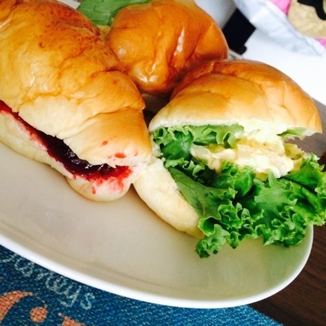 こないだと今日の朝ごぱん♪ ラピュタ焼き♪