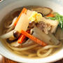 朝っぱらからコトコト煮込んで「しっぽくうどん」