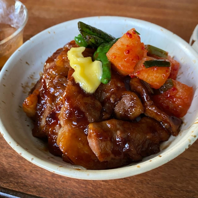 北海道もびっくり！麺つゆバター丼