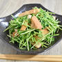 王道な味付け♪豆苗と厚揚げの甘辛炒め