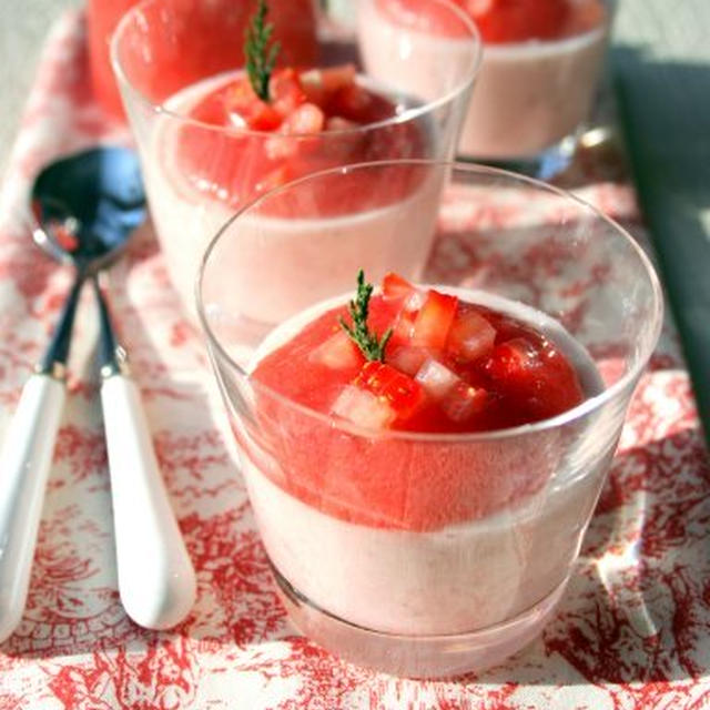 Strawberry Sherry Mousse大人のストロベリームース