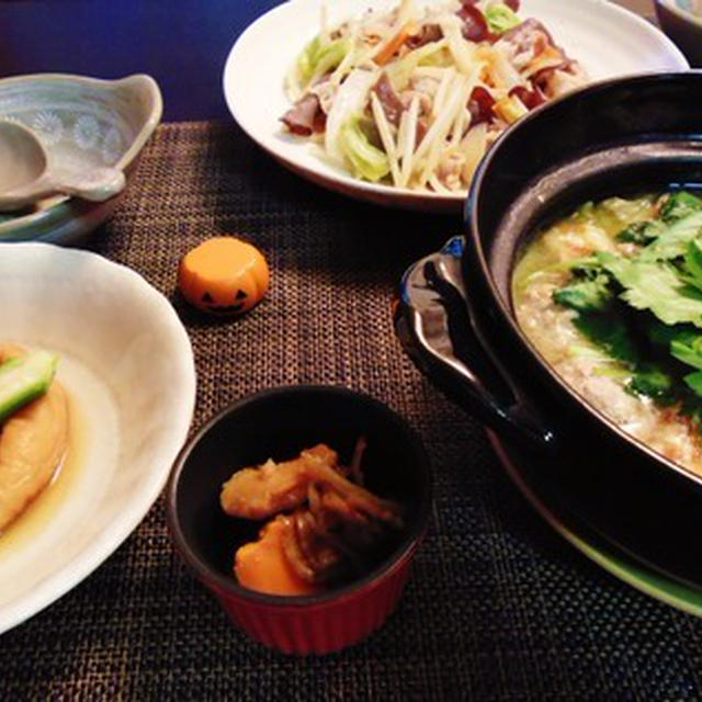 更新が遅れているのがえらいことに・・・肉団子の味噌小鍋仕立て♪