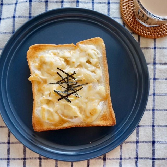 ネギ味噌マヨトースト－簡単✻時短✻節約✻朝ご飯