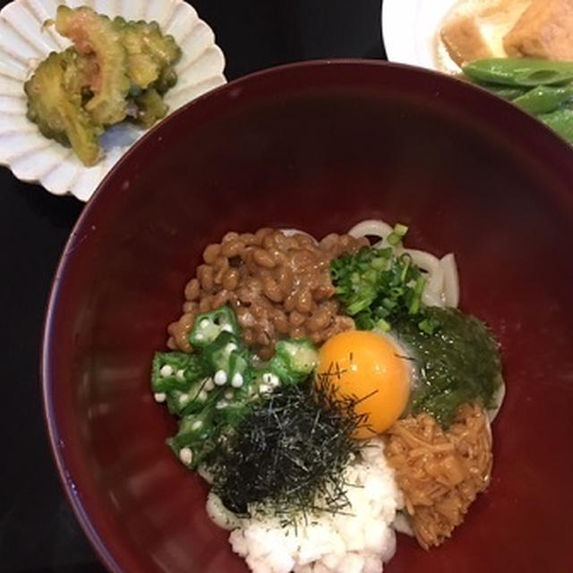 ねばねばぶっかけうどん