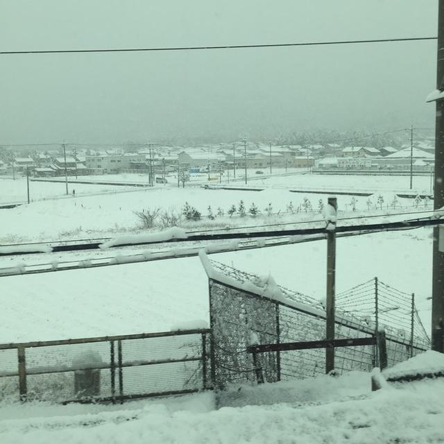 懐メロを歌う末娘のお話を、徐行運転中の新幹線の中から。