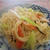 「かにかまぼこと長葱のパスタ」