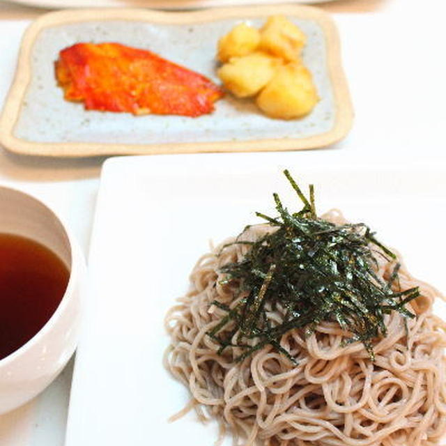 蕎麦で晩御飯