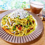 ちくわと豆苗のしらすパスタ｜レシピ・作り方