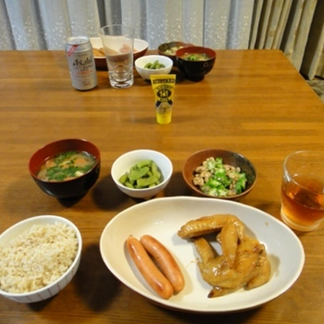 １０月１７日の夕飯　***　醤油麹に初挑戦♪　***