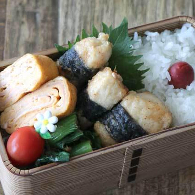 ゆるダイエットに！鶏むね肉の磯辺揚げ弁当のレシピと詰め方