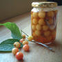さくらんぼの砂糖煮 　canned cherries