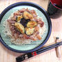 １００倍美味しい冷やし中華になすと豚こま肉のカリカリのせ