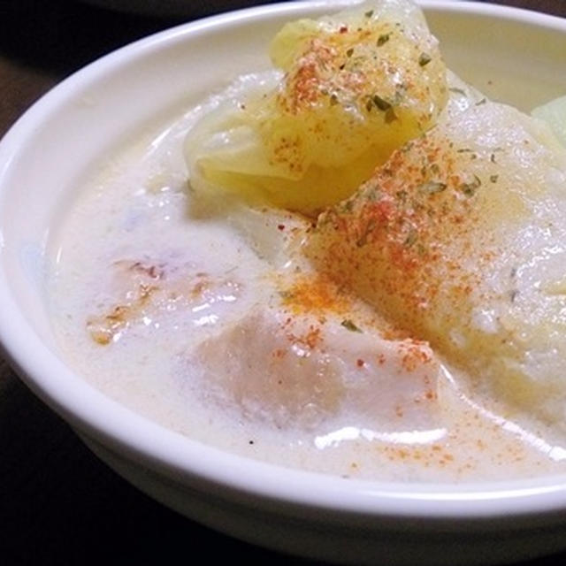チキンと白菜の豆乳スープ煮♪ #ハウス食品 #GABAN #スパイス #オレガノ