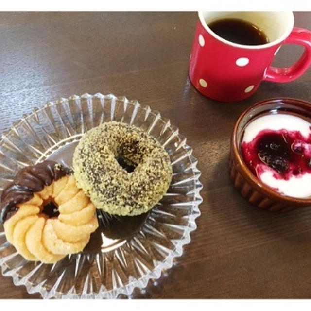 朝ごはん♡ドーナツ