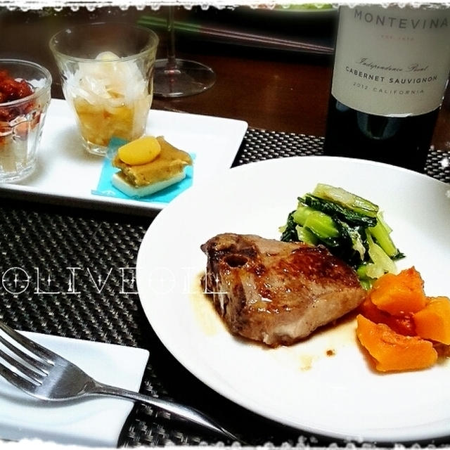 ムスメのテンション上がる♪ラムソテーのおうちご飯。