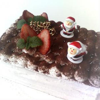 クリスマス&誕生日ケーキ