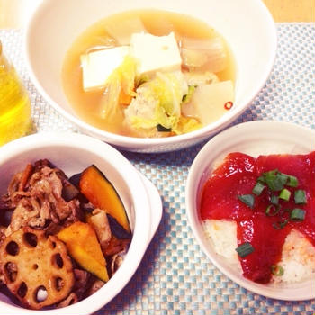 我が家のマグロ漬け丼