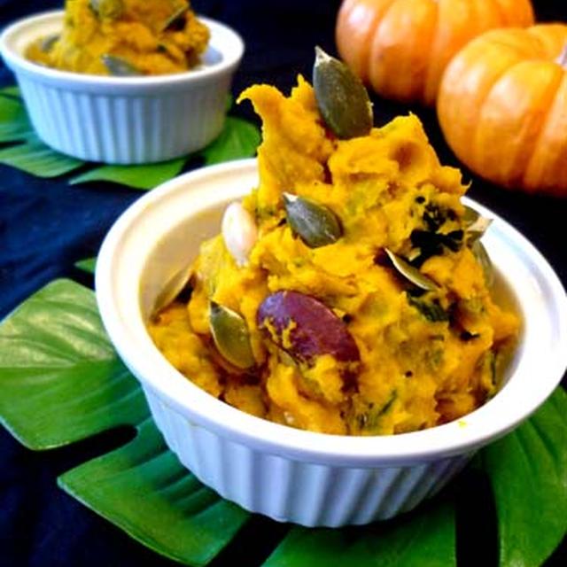 甘辛カレー風味なかぼちゃのサラダ☆インド風！！