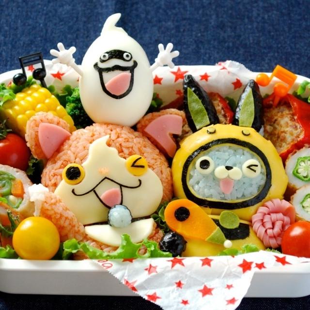 妖怪ウォッチキャラ弁コンテスト第２弾☆参加中！　ジバニャンとUSAピョンの作り方