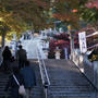 ■ウォーキング大山紅葉祭り【ライトアップ大山へ　②やっと阿夫利神社に到着でしたが・・・ライトアップ迄2時間以上で💦