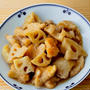 れんこんと鶏むね肉の甘酢炒め煮