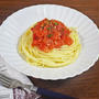 シンプルながらも激うま！超簡単 完熟トマトの冷製パスタ