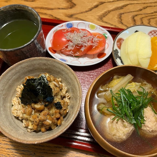 【白菜と鶏団子スープ　味変して3日食べる　汁物シリーズ第44弾】