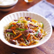 クミン香る★電子レンジdeラム肉のチャプチェ【#簡単レシピ #時短料理 #レンチン #電子レンジ料理 #レシピ #おかず #ラム肉 #チャプチェ #クミン】【レシピ2278】