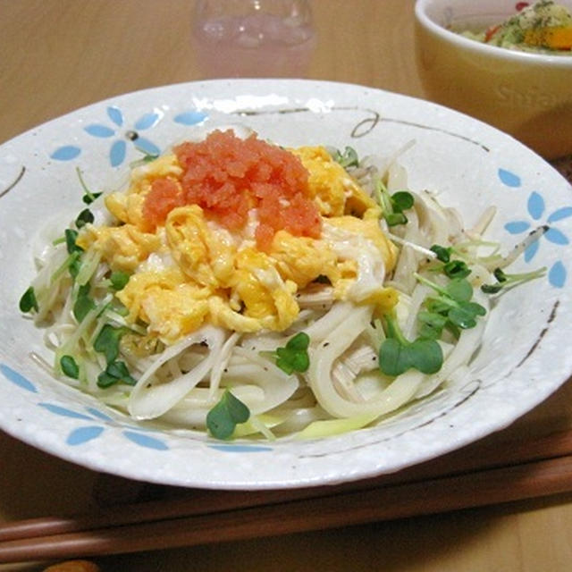 ヘルシー焼うどんで晩ご飯☆