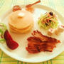 ジャガイモ入りパンケーキ de 簡単ランチプレート☆　　Potato Pancake for Easy Lunch☆