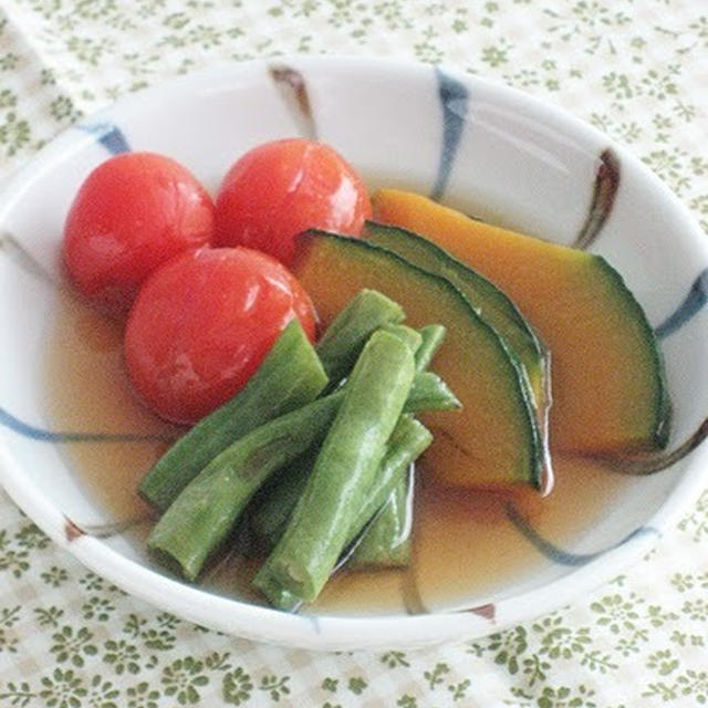 夏野菜の焼き浸し