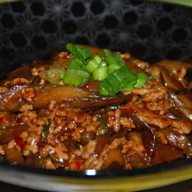 辛くない麻婆茄子♪