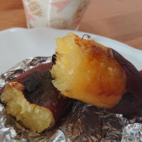 寒い日に最高♪ ストーブ de 焼き芋