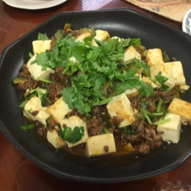 花椒たっぷりのシビレる麻婆豆腐