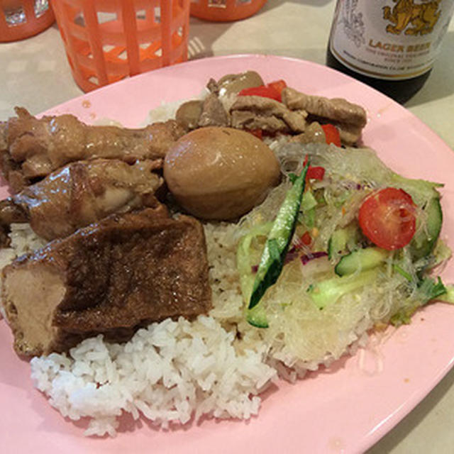 福島の「亜州食堂　チョウク」で「カオラートゲーン（タイ屋台めし）」