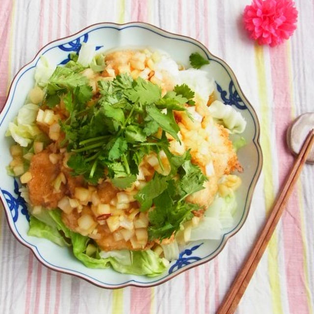 掲載 ☆ クックパッド れぴまが特別編　「今日のおすすめレシピ： 鶏むね肉で作る♪油淋鶏 ユーリンチー」