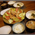 チキン南蛮とか息子の寝相とか。Fried chicken with mayo sauce &..