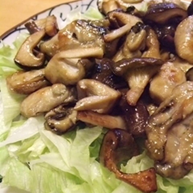 牡蠣のバター醤油ソテー