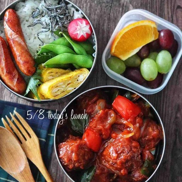 母の日ギフトはこれに限る、と【トマトソース肉団子弁当】