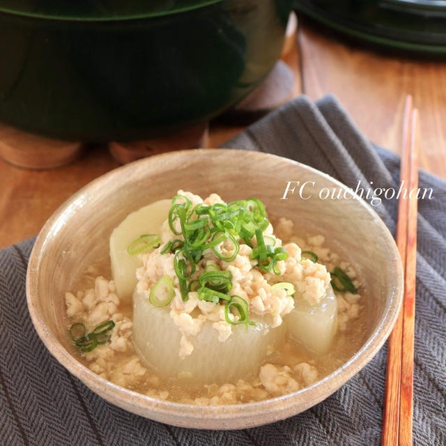 ストウブで♪大根のそぼろ煮